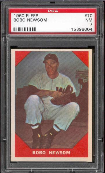 1960 Fleer Bb Greats- #70 BoBo Newsom- PSA NM 7