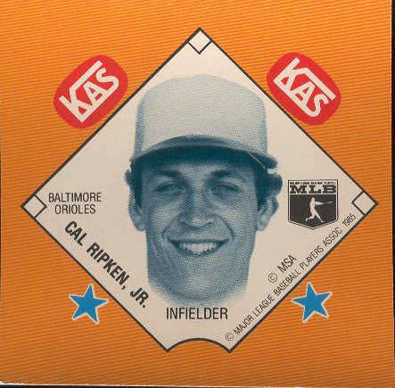 1985 KAS Square Proof- Cal Ripken Jr., Orioles