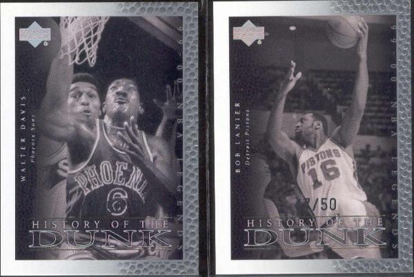 2000 Upper Deck NBA Legends “Commemorative Collection”- 2 Diff