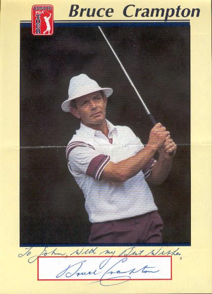 1990’s Waterman Autographed Golfing Photos- 3 Diff