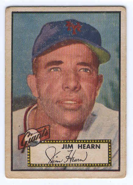 Lot Detail - 1952 Topps Baseball- #337 Jim Hearn, Giants