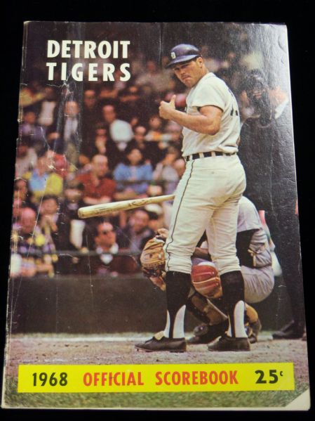 1968 Detroit Tigers Program- vs. New York Yankees