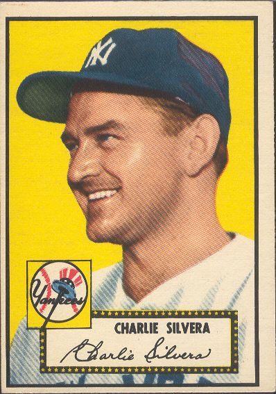 1952 Topps Bb- #168 C. Silvera, Yankees