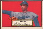 1952 Topps Bb- #20 Billy Loes, Dodgers- black back