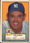 1952 Topps Bb- #67 Allie Reynolds, Yankees- black back