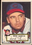 1952 Topps Bb- #272 Mike Garcia, Indians