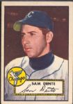 1952 Topps Bb-#304 Sam Dente, White Sox