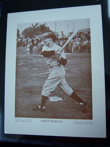 Lot Detail S Baseball Magazine Player Posters Phillip Rizzuto