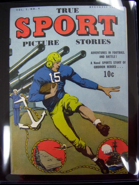 1943 Street and Smiths- True Sport Picture Stories Comic Book- Vol. 2 No. 4