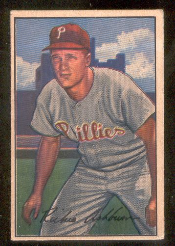 1952 Bowman Bb- #53 Richie Ashburn, Phil