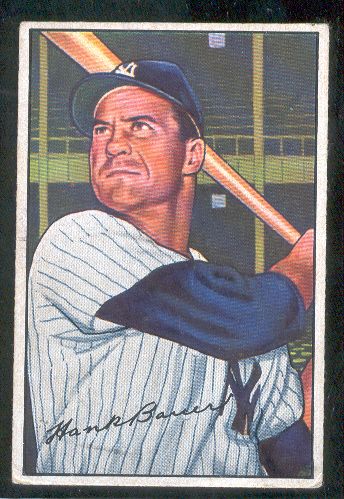 1952 Bowman Bb- #65 Hank Bauer, Yankees