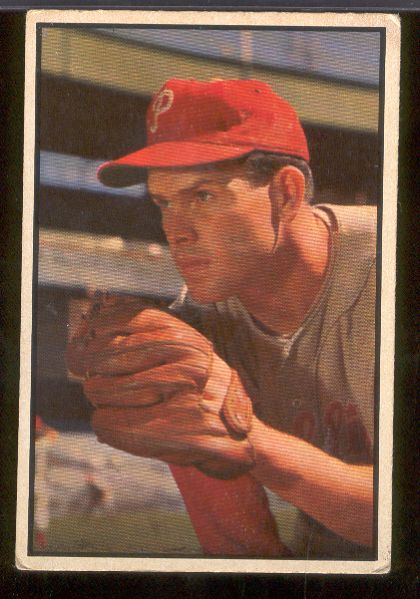 1953 Bowman Color Bb- #65 Robin Roberts, Phillies