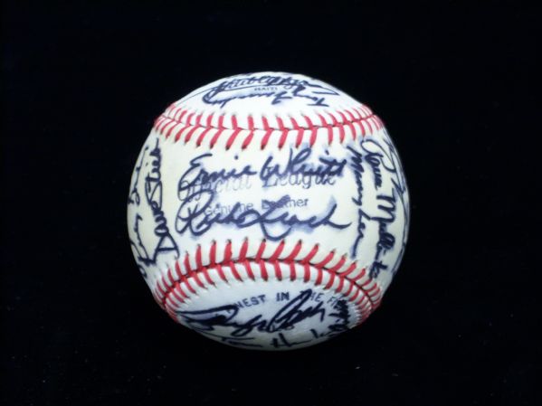 1986 Toronto Blue Jays Team Signed Unofficial Baseball- 27 Sigs