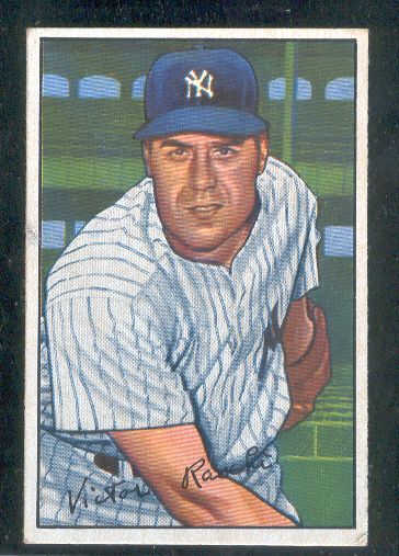 1952 Bowman Bb- #37 Vic Raschi, Yankees