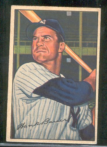 1952 Bowman Bb- #65 Hank Bauer, Yankees