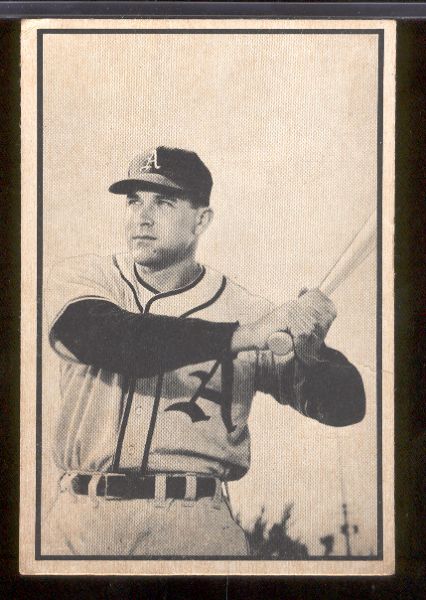 1953 Bowman Bb Black & White- #20 Eddie Robinson, A’s