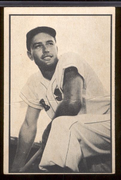 1953 Bowman Bb Black & White- #36 Jimmy Piersall, Red Sox