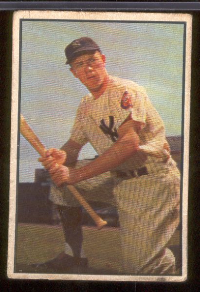 1953 Bowman Bb Color- #63 Gil McDougald, Yankees