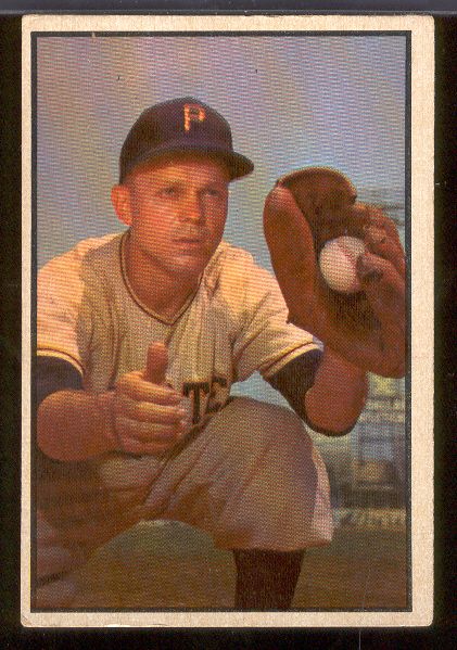 1953 Bowman Bb Color- #147 Clem Koshorek, Pirates