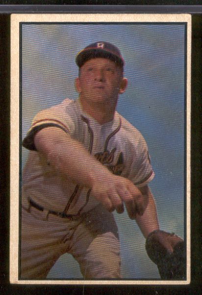 1953 Bowman Bb Color- #156 Max Surkont, Braves