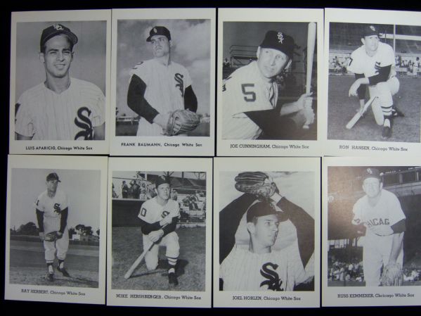 1958-65 Jay Publishing Chicago White Sox Photos- 30 Asst., 27 Diff