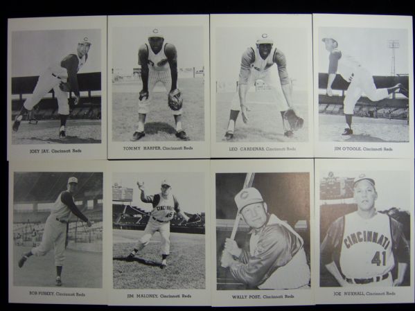 1958-65 Jay Publishing Cincinnati Redlegs/Reds Photos- 15 Diff