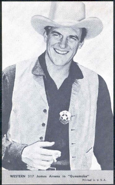 1960 Nu-Card TV Westerns Non-Sport #317 James Arness