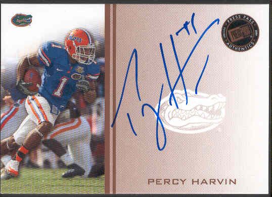 2009 Press Pass Ftbl. “Autographs” #PH2 Percy Harvin