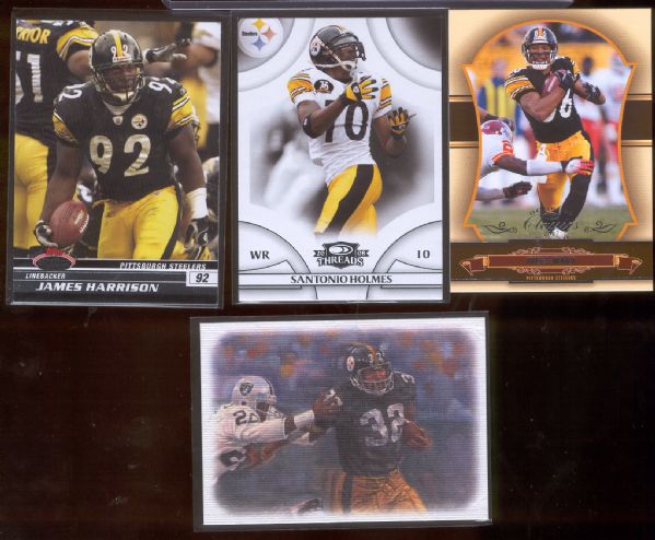 Pittsburgh Steelers Clean Up Lot of 50 Asst. Ftbl. Cards