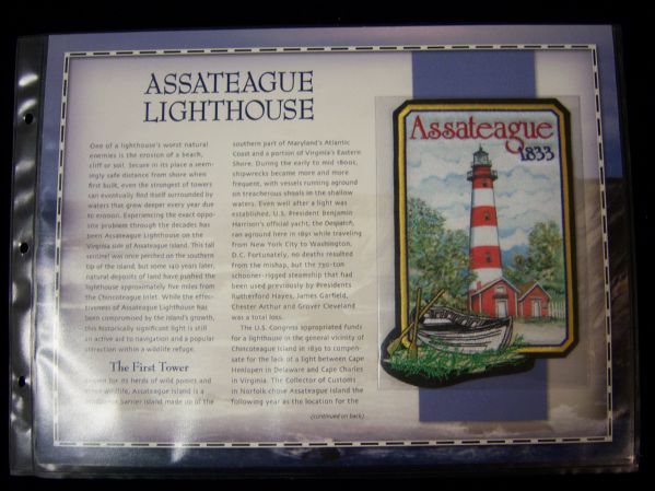 Willabee & Ward “Great American Lighthouses” Patches- 6 Diff.(#24-29)