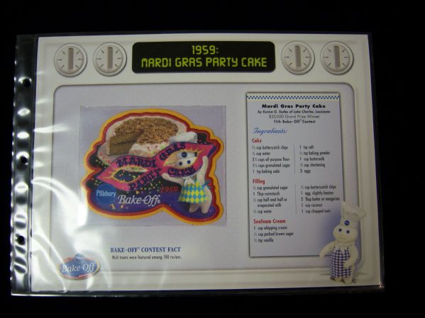 Willabee & Ward “Pillsbury Bake-Off” Patches- 8 Diff.(#25-32)