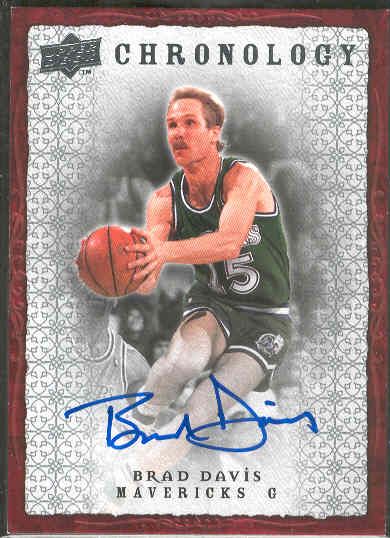 2007-08 SP Chronology Bskbl. “Autograph” #14 Brad Davis