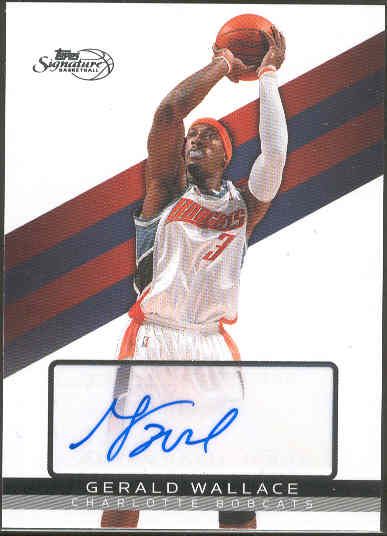 2008-09 Topps Signature Bskbl. “Autographs” #GW Gerald Wallace