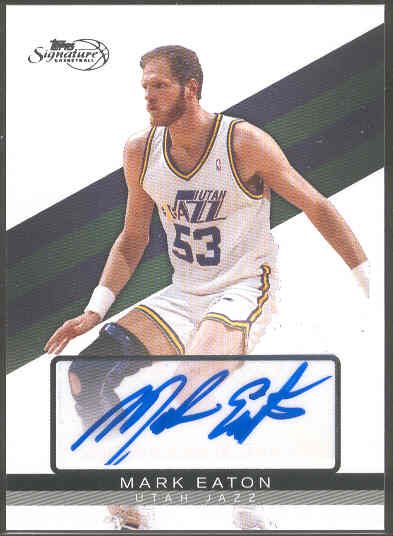 2008-09 Topps Signature Bskbl. “Autographs” #ME Mark Eaton