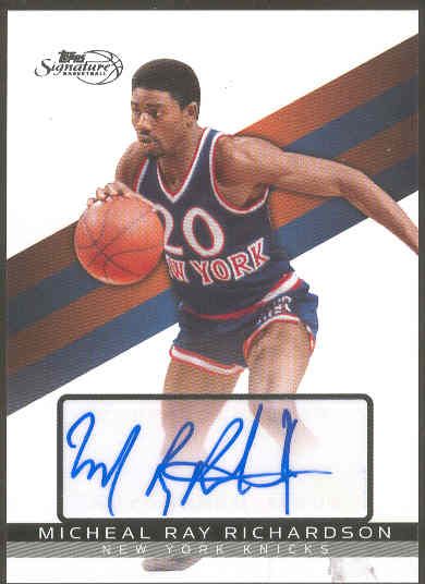 2008-09 Topps Signature Bskbl. “Autographs” #MRR Micheal Ray Richardson