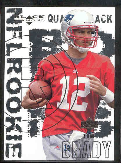 2000 Black Diamond Ftbl. #126 Tom Brady RC