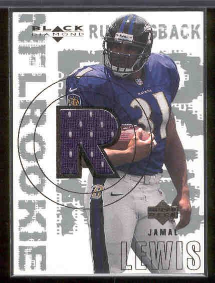 2000 Black Diamond Ftbl. #162 Jamal Lewis JSY RC