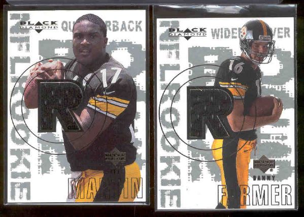 2000 Black Diamond Ftbl.- 2 Diff. Steelers JSY RC