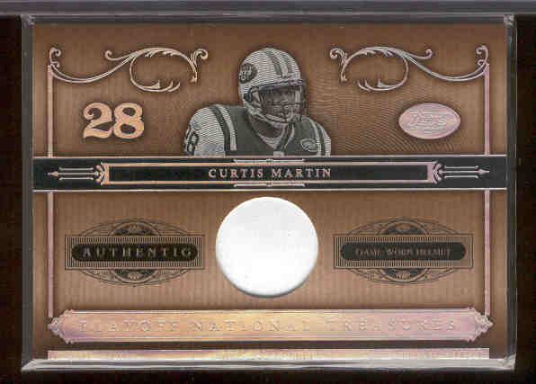 2006 Playoff National Treasures Ftbl. “Helmets” #7 Curtis Martin- #15/25!