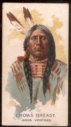 1888 N2 Allen & Ginter- American Indian Chiefs- Crow’s Breast