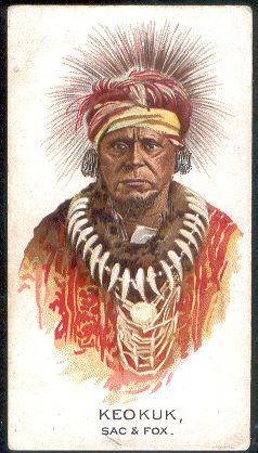 1888 N2 Allen & Ginter – American Indian Chiefs- Keokuk