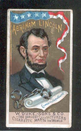 1888 N76 Duke Great Americans- Abraham Lincoln