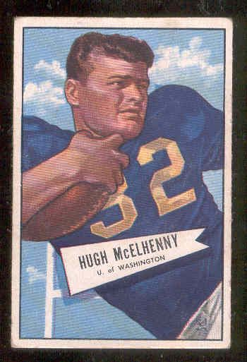 1952 Bowman Football Small- #29 Hugh McElhenny, 49ers- Rookie