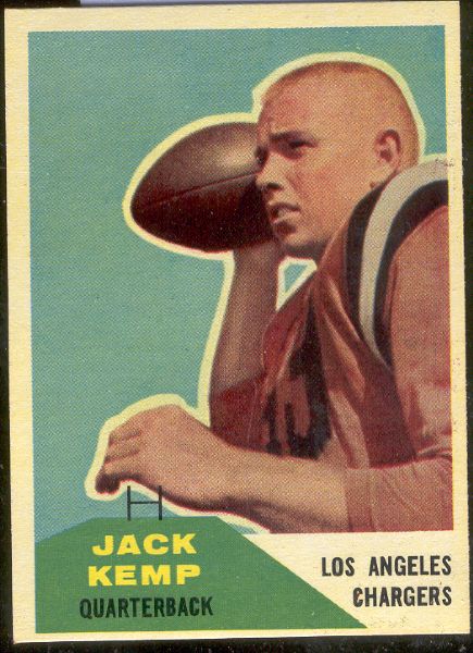 1960 Fleer Football- #124 Jack Kemp Rookie