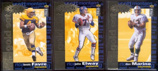 1995 Collectors Choice Fb- “Crash The Game” Gold Redemption Set of 30