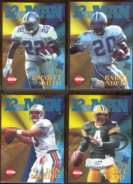 1995 Collectors Edge Fb- “12th Man” Redemption Set of 25