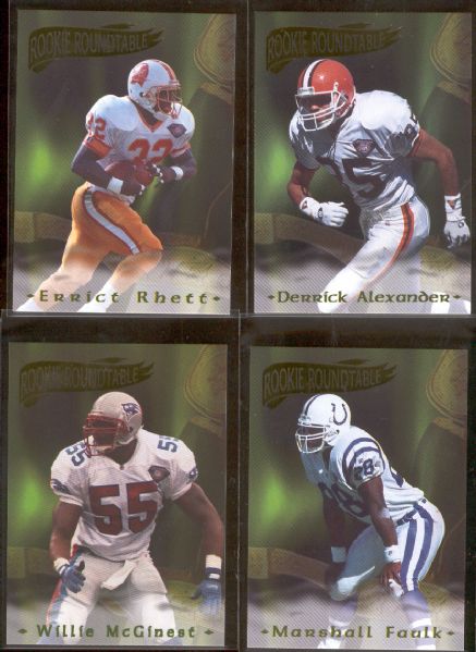 1995 Excalibur Fb “Rookie Roundtable” Insert Set of 25