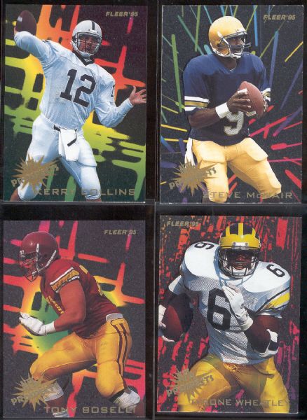 1995 Fleer Fb- “NFL Prospects” Insert Set of 20