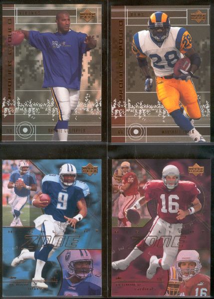 2000 Upper Deck Fb- 2 Diff. Insert Sets