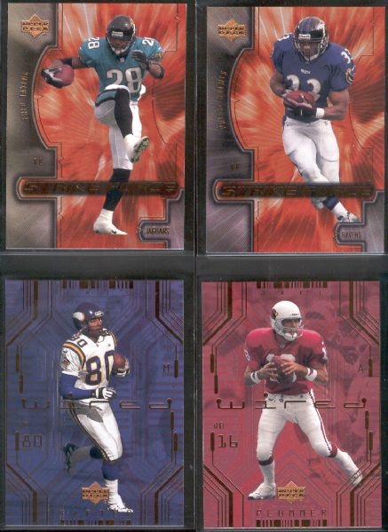 2000 Upper Deck Fb- 2 Diff. Insert Sets